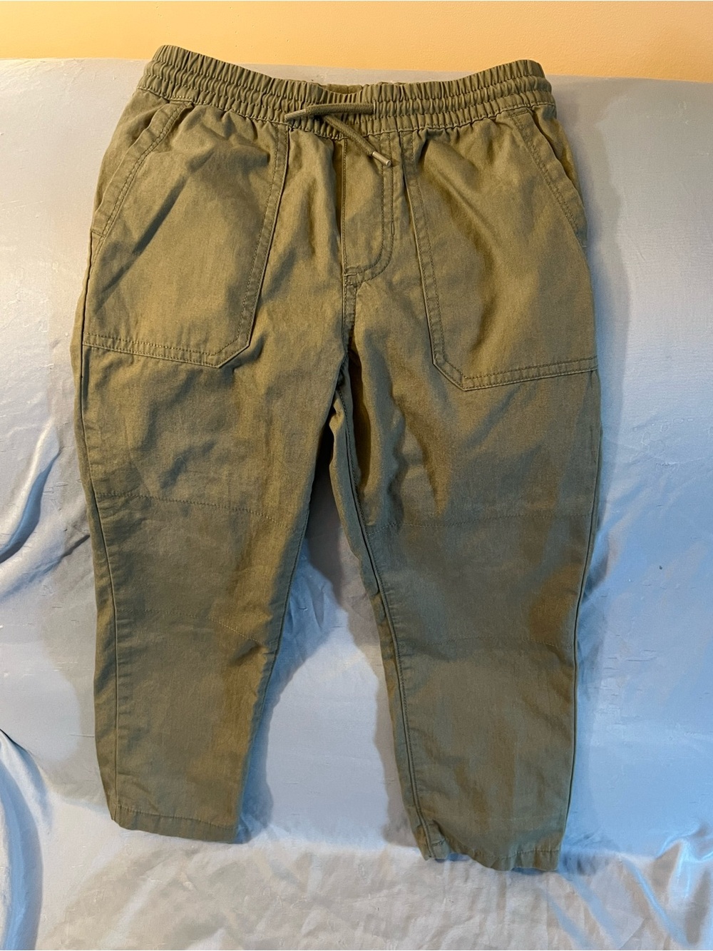 Carter's Olive Green Drawstring Joggers for Kids